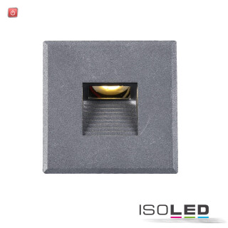 ISO114568 / Cover Aluminium eckig 3 silbergrau für Wandeinbauleuchte Sys-Wall68 / 9009377082238
