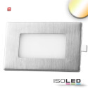 ISO114569 / LED Wandeinbauleuchte eckig, 2.5W, IP65, ColorSwitch 3000K|4000K|6000K, inkl. Einputzdose / 9009377082252
