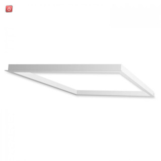 ISO114613 / Einbaurahmen weiß RAL 9016 für LED Panel 625x625 / 9009377083822