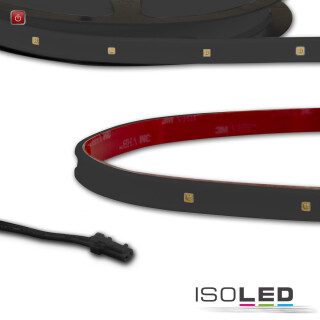 ISO114677 / LED UV-C MiniAMP Flexband 270nm, 12V DC, 12W, IP54, 116cm, schwarz, einseitig Kabel mit maleStecker / 9009377085383