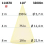 ISO114678 / LED Deckenleuchte PRO weiß, 30W, rund, 300mm, ColorSwitch 2700K|3000K|4000K, dimmbar / 9009377085390
