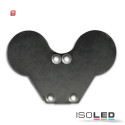 ISO114749 / Endkappe EC34 Aluminium  schwarz für...