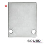 ISO114826 / Endkappe EC89 Aluminium eloxiert für Profil HIDE SINGLE inkl. Schrauben / 9009377089350