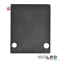 ISO114827 / Endkappe EC89B Aluminium schwarz RAL 9005 für Profil HIDE SINGLE inkl. Schrauben / 9009377089336