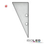 ISO114832 / Endkappe EC91 Aluminium eloxiert für Profil HIDE TRIANGLE inkl. Schrauben / 9009377089237