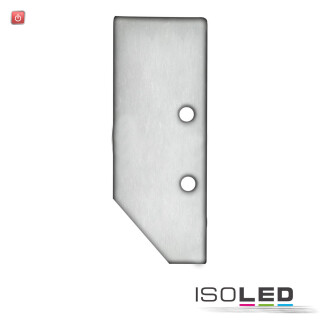 ISO114835 / Endkappe EC92 Aluminium eloxiert für Profil HIDE ASYNC inkl. Schrauben / 9009377089176