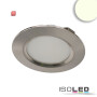 ISO114872 / LED Möbeleinbaustrahler MiniAMP silber, 3W, 120°, 24V DC weißdynamisch, dimmbar / 9009377090639