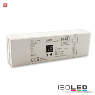 ISO114873 / DALI DT8 1 Adresse Universal Push-Dim PWM-Dimmer, 4 Kanal, 12-36V 4x5A, 48V 4x3A / 9009377090653