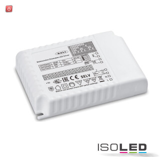 ISO114874 / LED Konstantstrom Trafo 300-900mA (9-58V), 30W, Push/1-10V/DALI dimmbar, SELV / 9009377090981