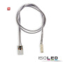 ISO114876 / MiniAMP male-Stecker zu Clip Kabelanschluss (max. 3A) für 2-pol. IP20 Stripes mit Breite 8mm / 9009377091056