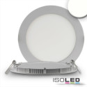 ISO114900 / LED Downlight, 9W, rund, ultra flach,silber, neutralweiß, dimmbar / 9009377092237