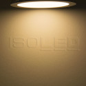 ISO114901 / LED Downlight, 18W, rund, ultra flach, silber, warmweiß, dimmbar / 9009377092251