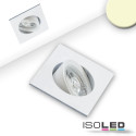 ISO114928 / LED Einbauleuchte Slim68 weiß, eckig, 9W, warmweiß, dimmbar / 9009377093548