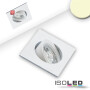 ISO114928 / LED Einbauleuchte Slim68 weiß, eckig, 9W, warmweiß, dimmbar / 9009377093548