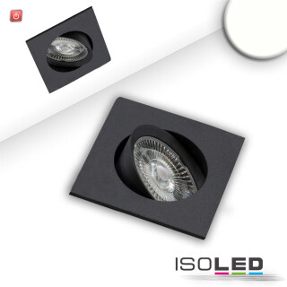 ISO114931 / LED Einbauleuchte Slim68 schwarz, eckig, 9W, neutralweiß, dimmbar / 9009377093609