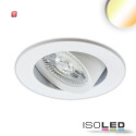 ISO114970 / LED Einbauleuchte Sunset Slim68 weiss, rund,...