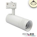 ISO114995 / 3-PH Schienen-Strahler fokussierbar, 24W, 20°-55°, weiss matt, warmweiss 3000K / 9009377095160