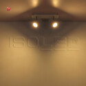 ISO115001 / Deckenstrahler schwarz matt, 4xGU10 Fassung,...
