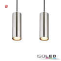 ISO115002 / Hängeleuchte nickel matt, 4xGU10 Fassung, exkl. Leuchtmittel / 9009377098628