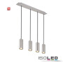 ISO115002 / Hängeleuchte nickel matt, 4xGU10 Fassung, exkl. Leuchtmittel / 9009377098628