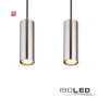 ISO115002 / Hängeleuchte nickel matt, 4xGU10 Fassung, exkl. Leuchtmittel / 9009377098628