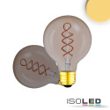 ISO115076 / E27 Vintage Line LED Roundbulb 95, smoky, 4W...