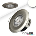 ISO115200 / LED Einbaustrahler PC68 IP44, brushed, 5W, 38°, 4000k, 3 Stufen dimmbar / 9009377097522
