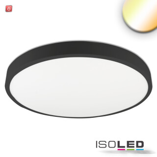 ISO115202 / LED Deckenleuchte PRO schwarz, 36W, rund, 500mm, ColorSwitch 2700K|3000K|4000K, dimmbar / 9009377097560