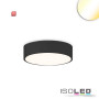 ISO115203 / LED Deckenleuchte, DN400, schwarz, 25W, ColorSwitch 3000|3500|4000K, dimmbar / 9009377097584