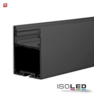 ISO115263 / LED Aufbauprofil LAMP30 Aluminium schwarz RAL 9005, 200cm / 9009377099205