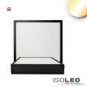ISO115492 / LED Deckenleuchte PRO schwarz, 8W, eckig,...