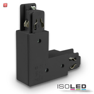 ISO1276552 / 3-Phasen Classic L-Verbinder N-Leiter außen, Schutzleiter innen, schwarz / 9009377040177