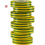 BIZ350065 / Isolier- und Markierungsband 15 mm x 10 m x 0.15 mm gelb/grün / 3700882150370