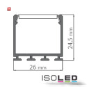 ISO112265 / Aufbauprofil "Wing", eloxiert L:...