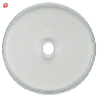 BER1090 / Glasabdeckplatte für Drehschalter/-taster Glasserie klar, 1090 / EAN 4011334005988