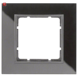 BER10116616 / Rahmen 1fach B.7 Glas schwarz / EAN 4011334303930