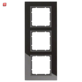 BER10136616 / Rahmen 3fach B.7 Glas schwarz / EAN 4011334304005