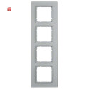 BER10146414 / Rahmen 4fach B.7 Glas alu / EAN 4011334303985