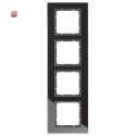 BER10146616 / Rahmen 4fach B.7 Glas schwarz / EAN...
