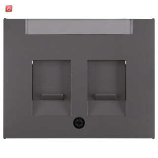 BER11827006 / Zentralstück m Staubs u BF K.1 anthrazit / EAN 4011334298243