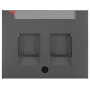 BER11827006 / Zentralstück m Staubs u BF K.1 anthrazit / EAN 4011334298243