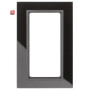 BER13096616 / Glasrahmen 1f m groß Ausschnitt B.7 sw / EAN 4011334304036