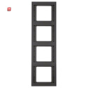 BER13437006 / Rahmen 4fach senk K.1 anthrazit matt / EAN...