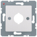 BER14311404 / Zentralplatte f BG D: 18,8 mm alu matt /...