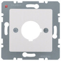 BER14321404 / Zentralplatte f BG D: 22,5 mm alu matt /...