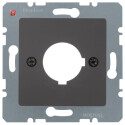 BER14321606 / Zentralplatte f BG D: 22,5 mm anth matt /...