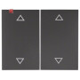 BER14357206 / Wippen m Aufdruck Pfeile K.1 anthr mat / EAN 4011334297338