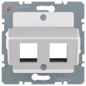 BER14631404 / Zentralplatte f AMP Mod Jacks ZPS alu / EAN...