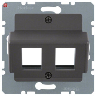 BER14631606 / Zentralplatte f AMP Mod Jacks ZPS anth / EAN 4011334301271