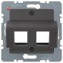 BER14631606 / Zentralplatte f AMP Mod Jacks ZPS anth / EAN 4011334301271